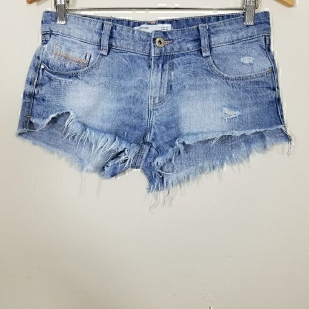 Zara Cut-Off Jean Shorts Size 4
